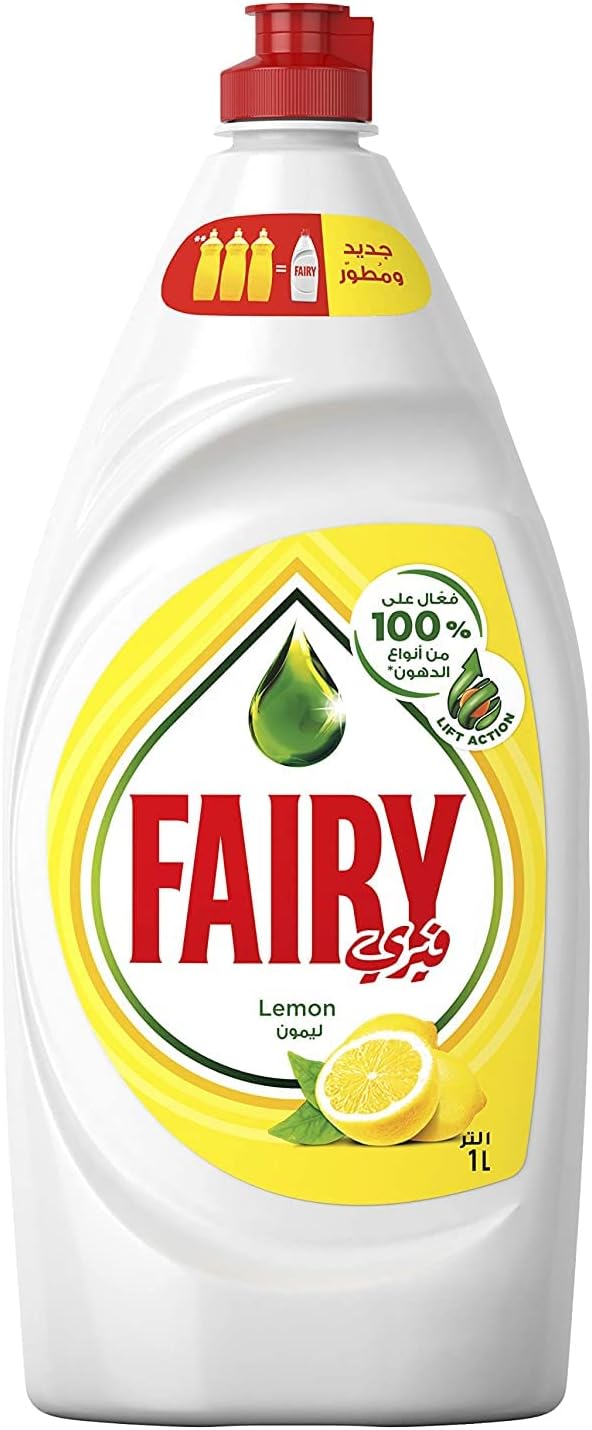 DISH WASH FAIRY LEMON  9 x 1.5 Ltr