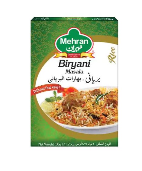 Mehran Biryani Spices (48 x 55gm)