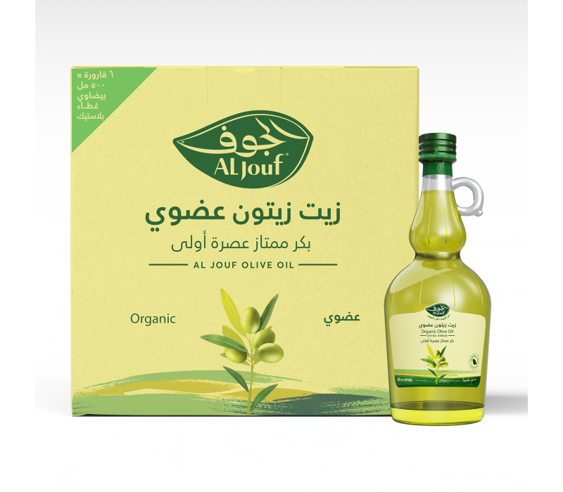 Al-Jouf Oval Olive Oil (6 x 500 ml)