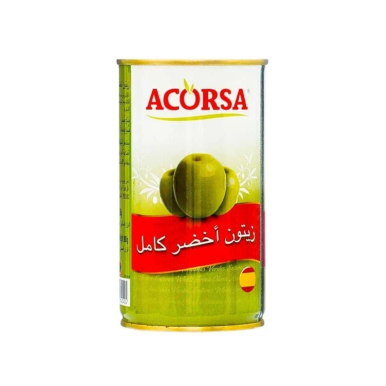 Acorsa Green Olives, Cans (24 x 200gm)