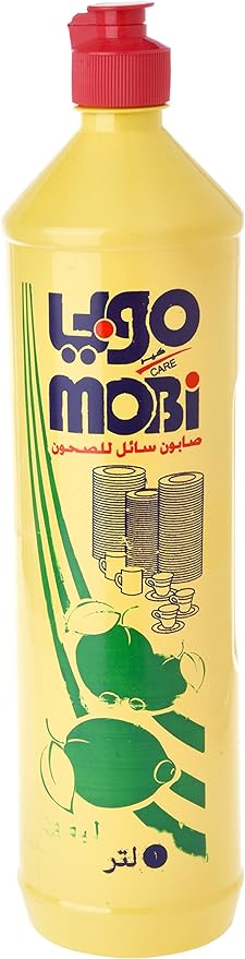 DISH WASH MOBI LEMON ( 12 x 1 Ltr )