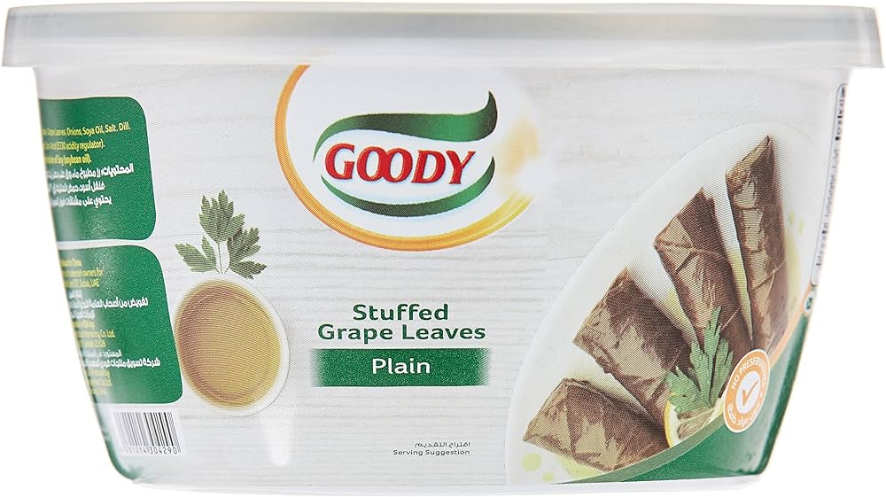 Goody Plain Grape Leaves Cans (24 x 295gm)