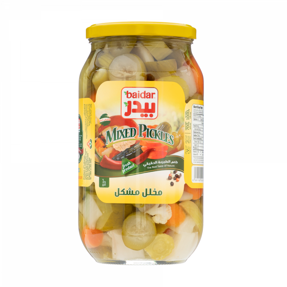 Baidar Mixed Pickles (12 x 1 Kg)