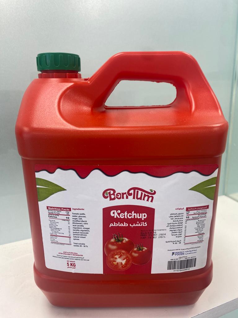 BON TUM Ketchup Gallon (4 x 5 kg)