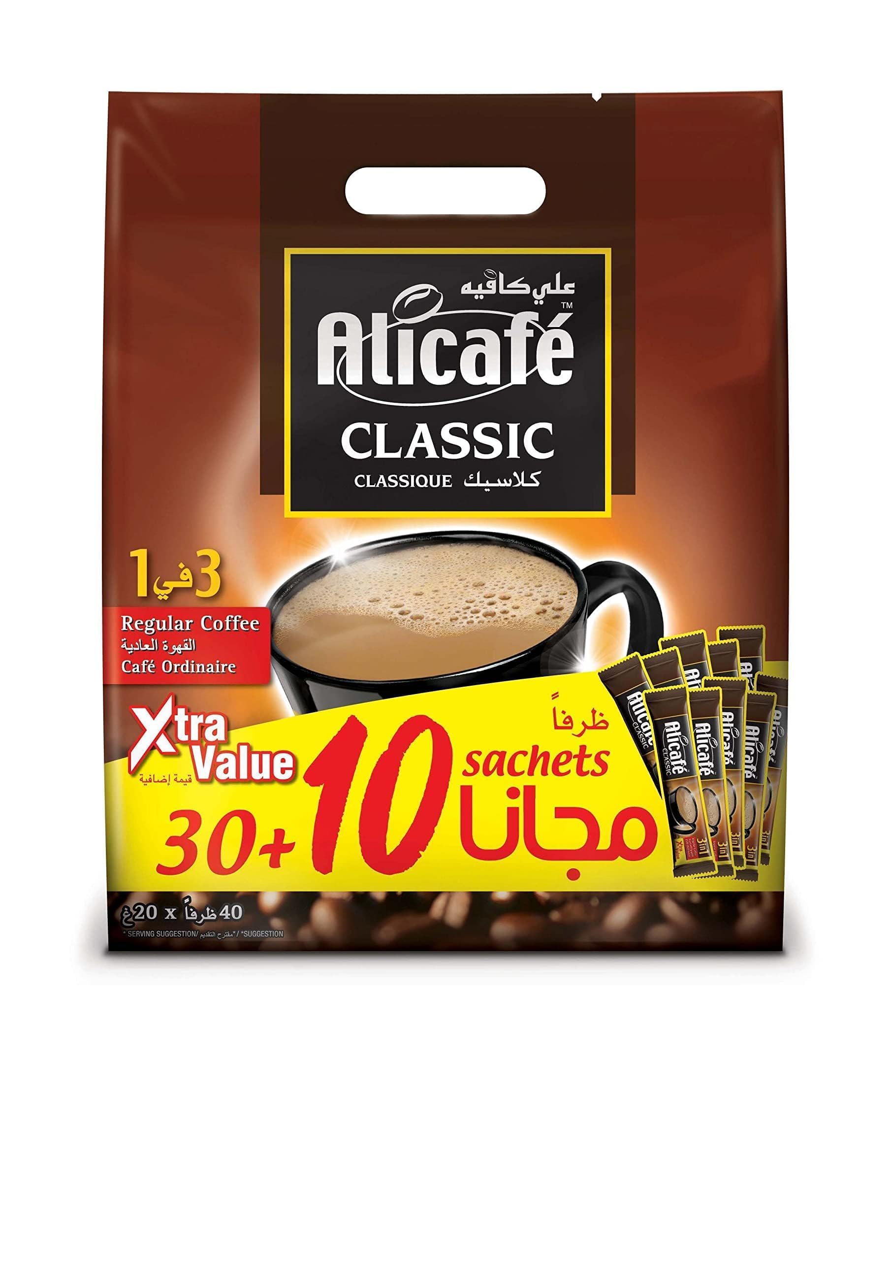 Ali Cafe Classic Bags 30+10 (12 x 20gm)