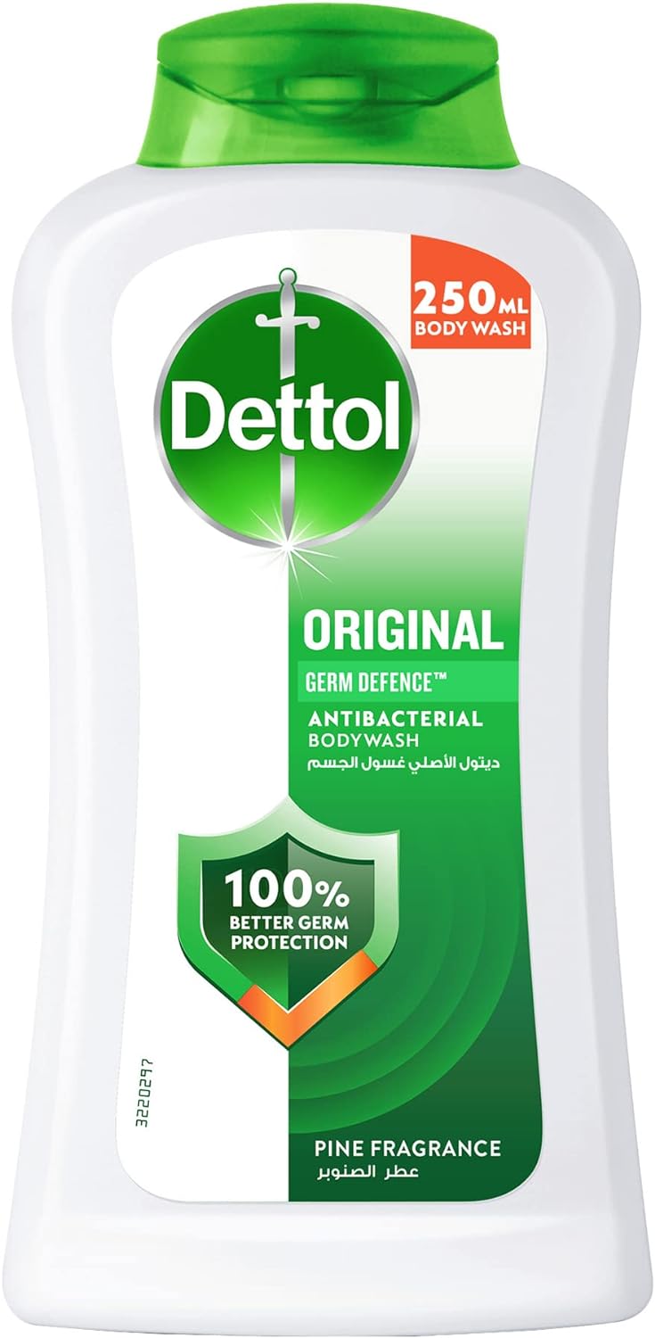 BODY WASH DETTOL ( 12 x 250ml + KIT PINE )