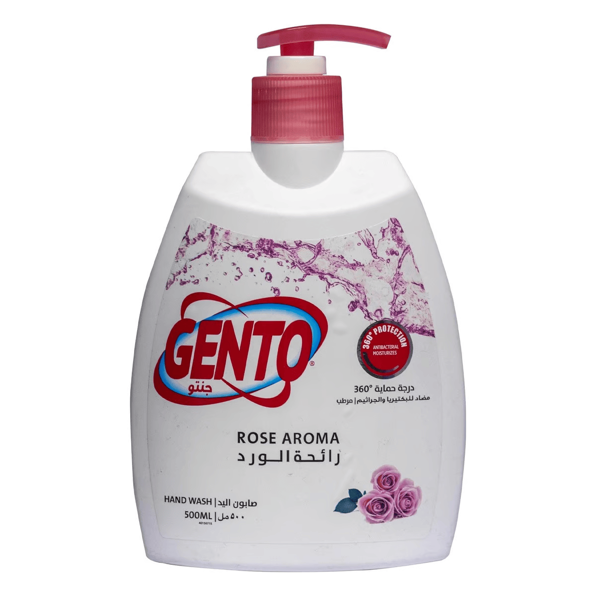 HAND WASH GENTO ROSE AROMA ( 12 x 500ml )