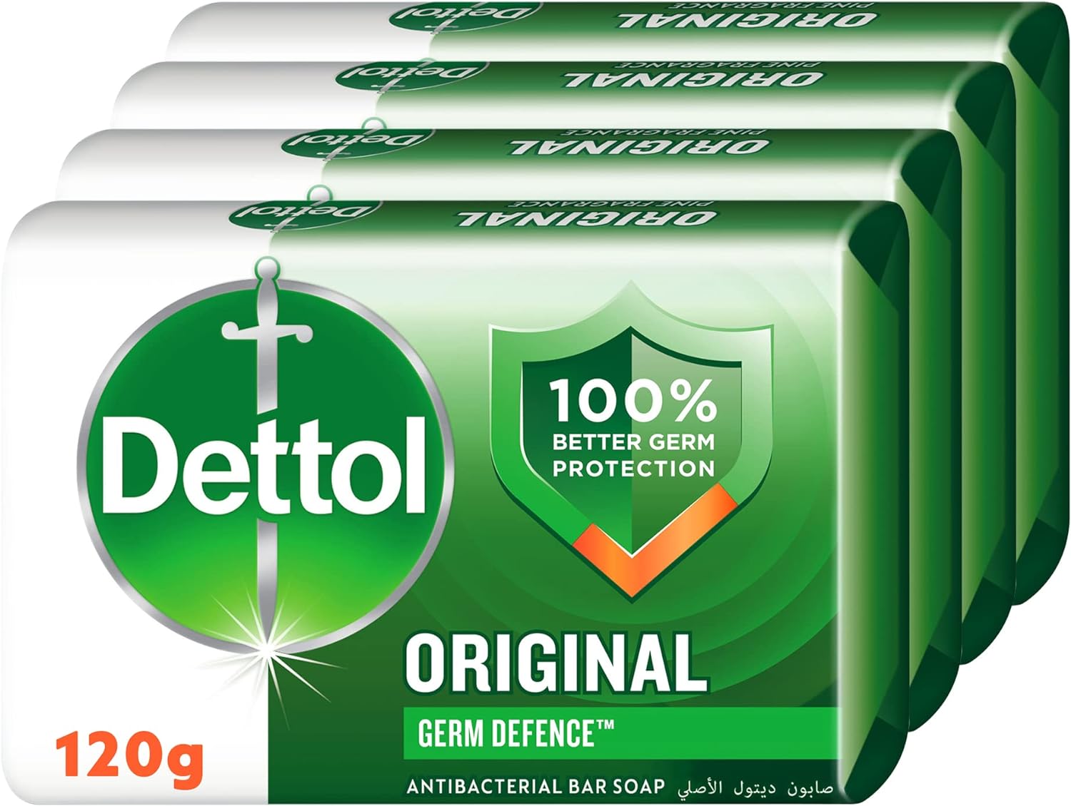 SOAP DETTOL ORIGINAL GREEN ( 72 x 120gm )