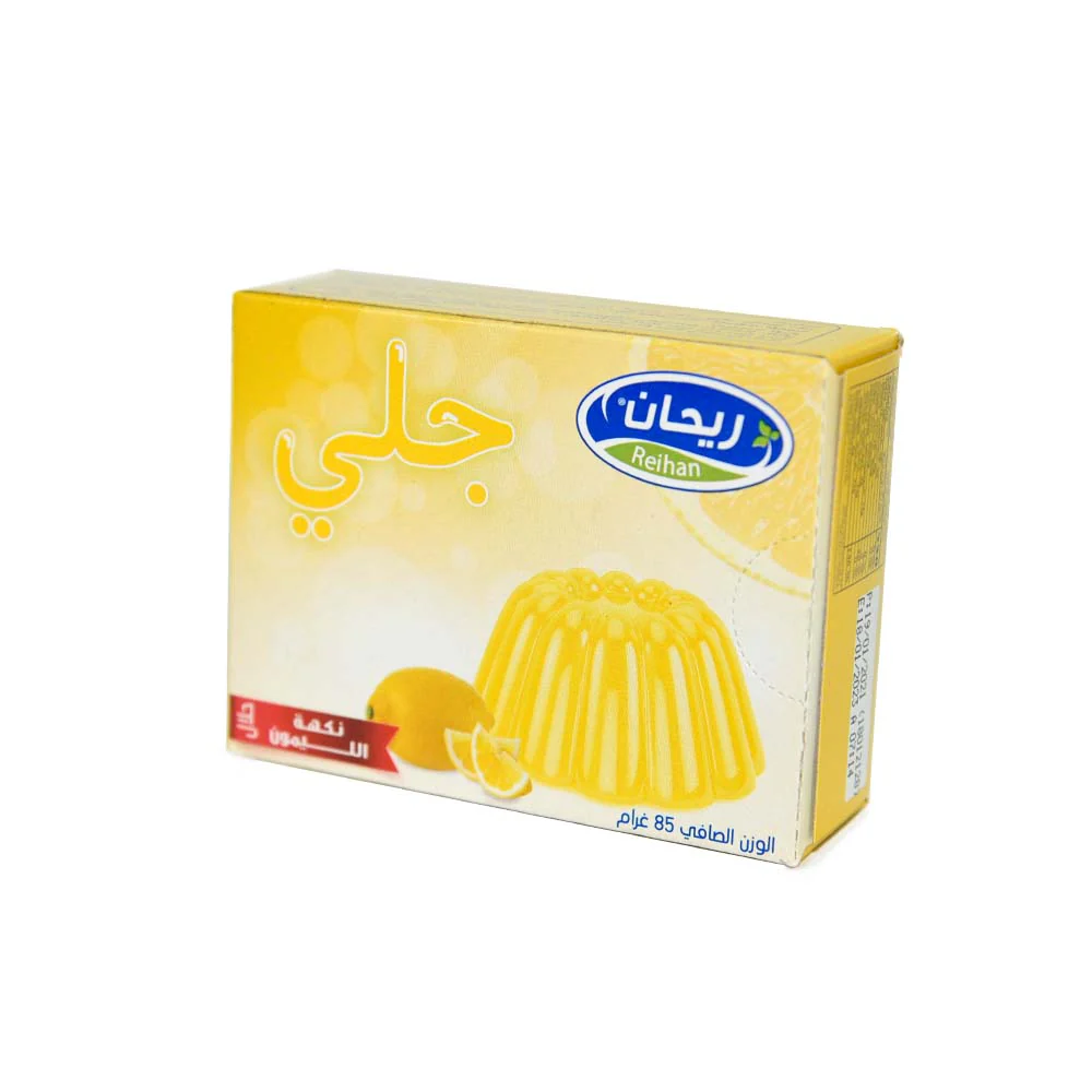 Reihan Jelly Lemon (12 × 6 × 85gm)