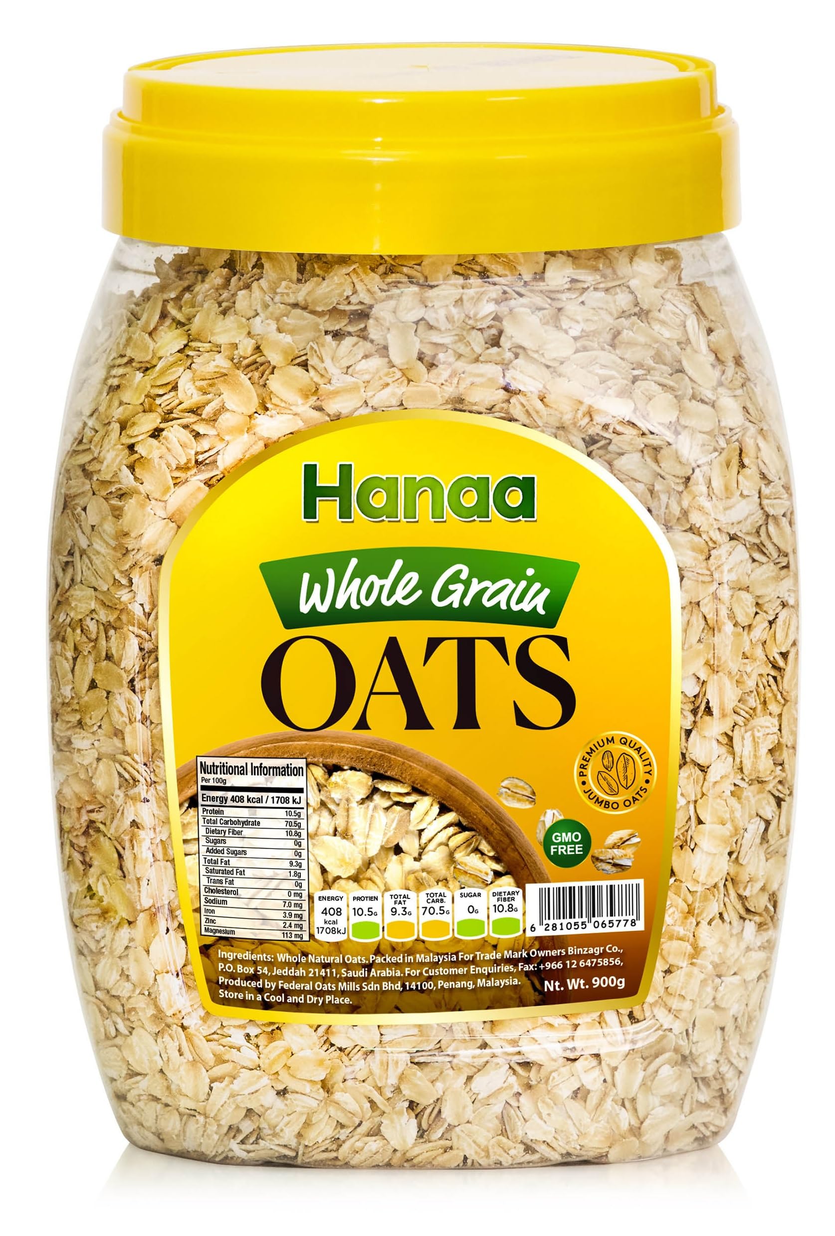 Hana Oats (12 x 900gm)