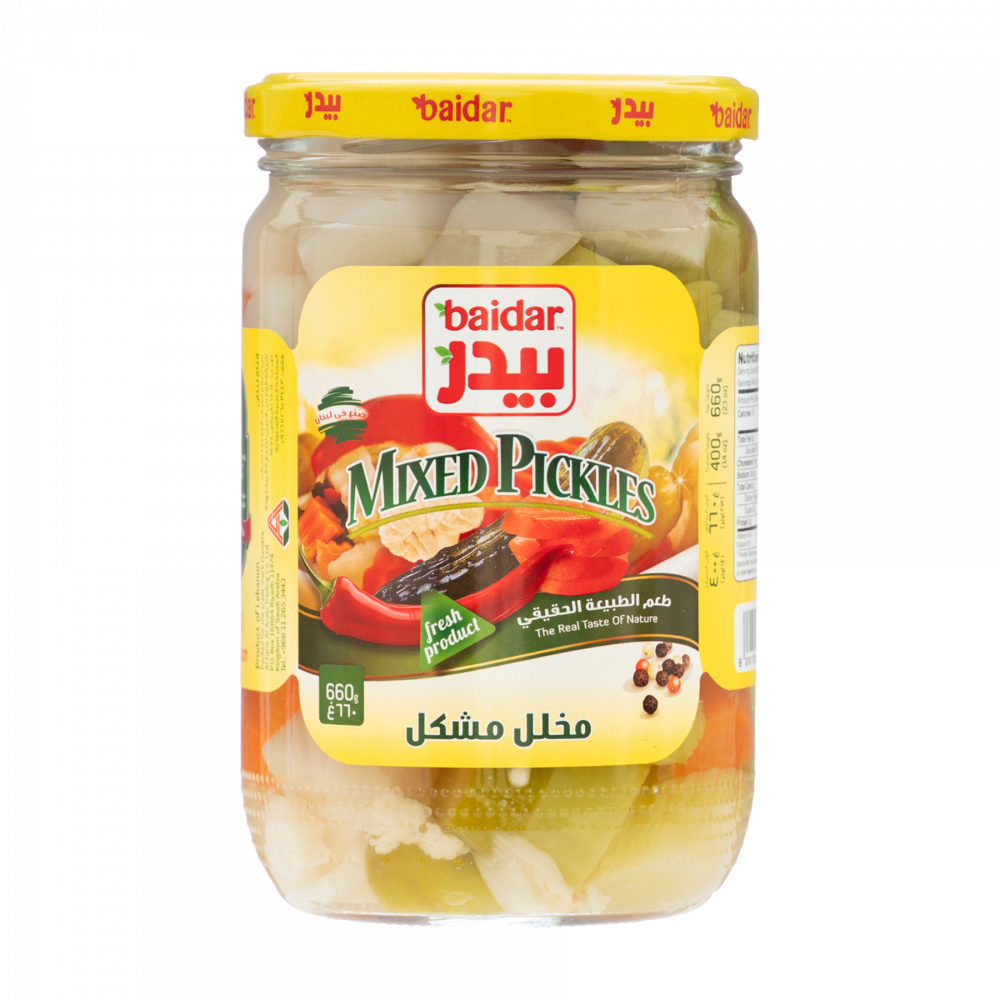 Baidar Mixed Pickles (12 x 660gm)