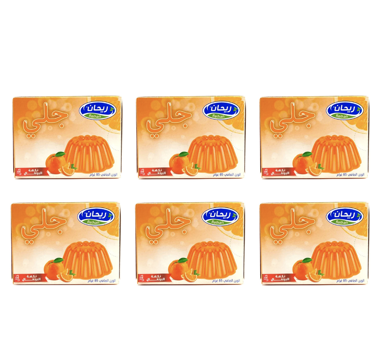 Reihan Jelly Orange (12 × 6 × 85gm)