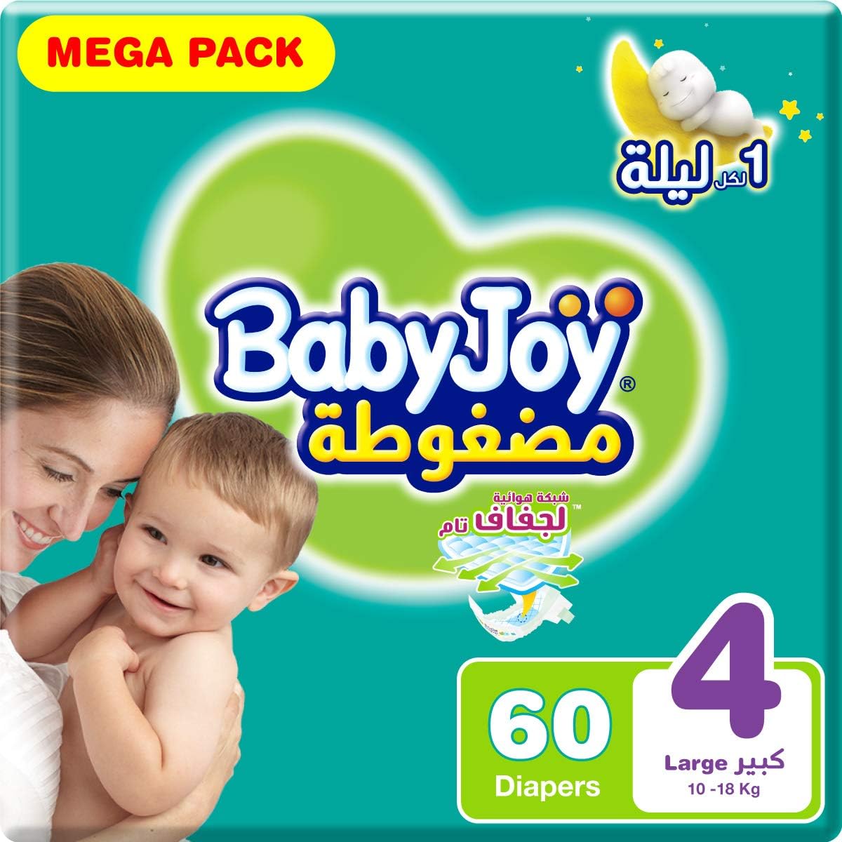 BABY JOY 4 LARGE (3x60 Pcs)