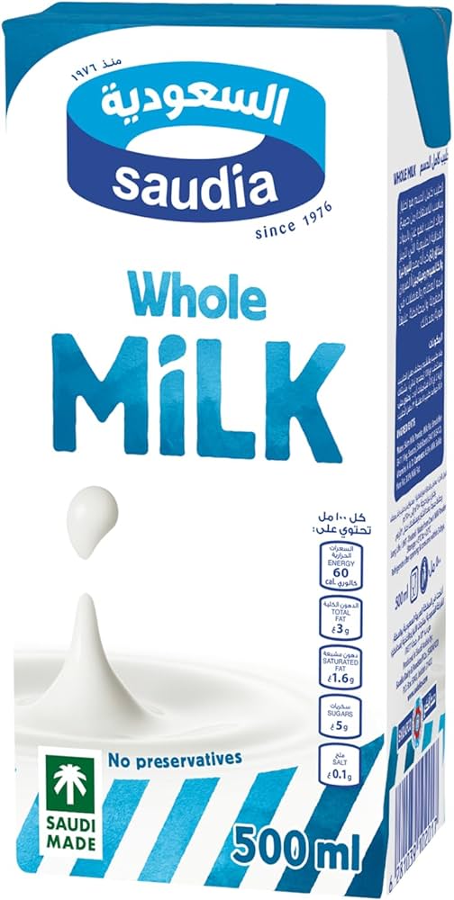 Saudia Milk (18 x 500ml)