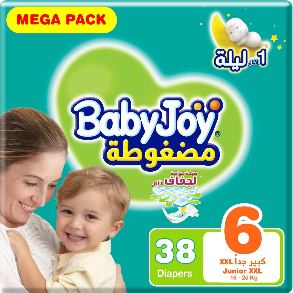 BABY JOY 6 XXL (3x38 Pcs)