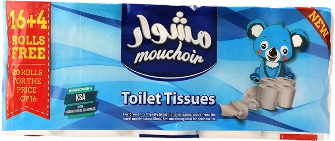 TISSUE ROLL TOILET MOUCHOIR (4x12)