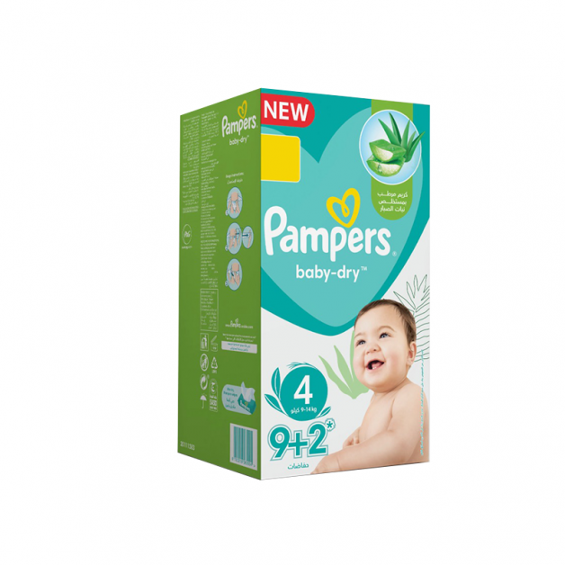 PAMPERS NO 4 BABY DRY (8x11 Pcs)