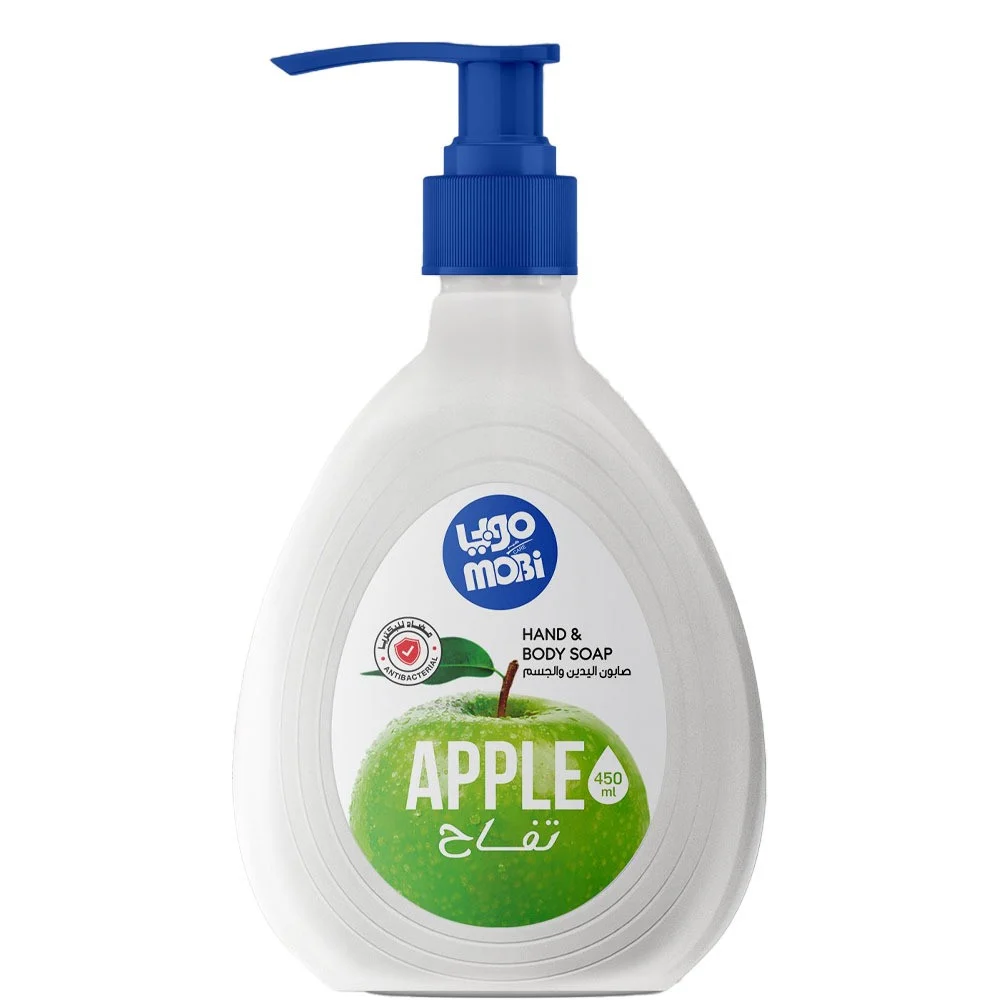 HAND WASH FOAM MOBI APPLE  ( 4 x 3 Ltr + 450 ml )