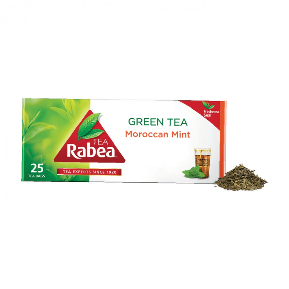 Rabea Green Tea with Mint (24 x 25 Bags)