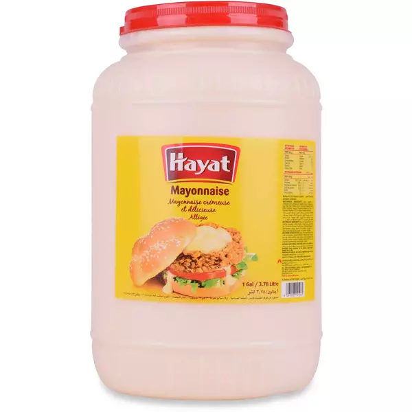 Hayat Mayonnaise Gallon (4 x 3.78 ltr)