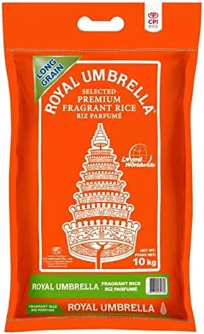 Royal Umbrella Jasmine Rice - Orange (4 x 10kg)