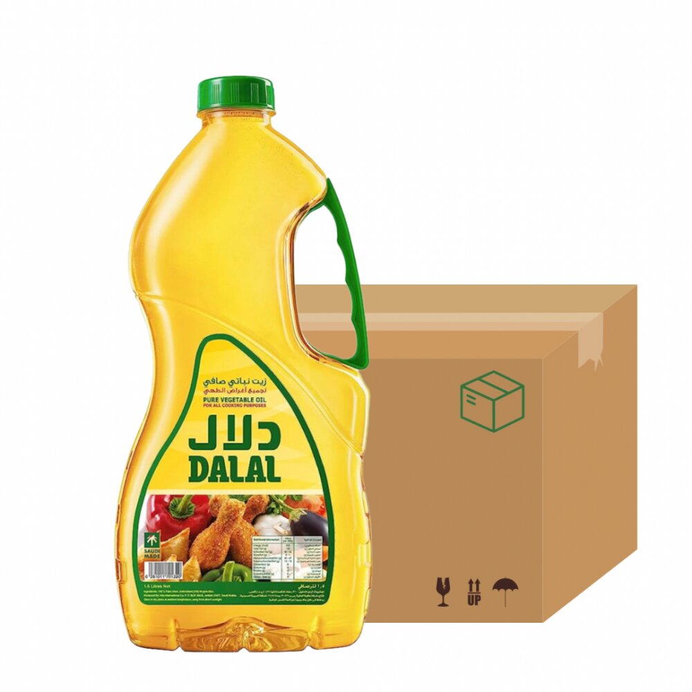 Plastic Dalal Oil (6 x 1.5 ltr)