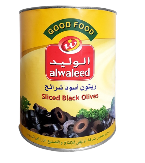 Al Waleed Sliced ​​Green Olives (6 x 3 kg)