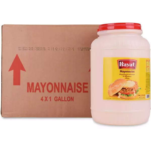 Hayat Mayonnaise Gallon (4 x 3.78 ltr)