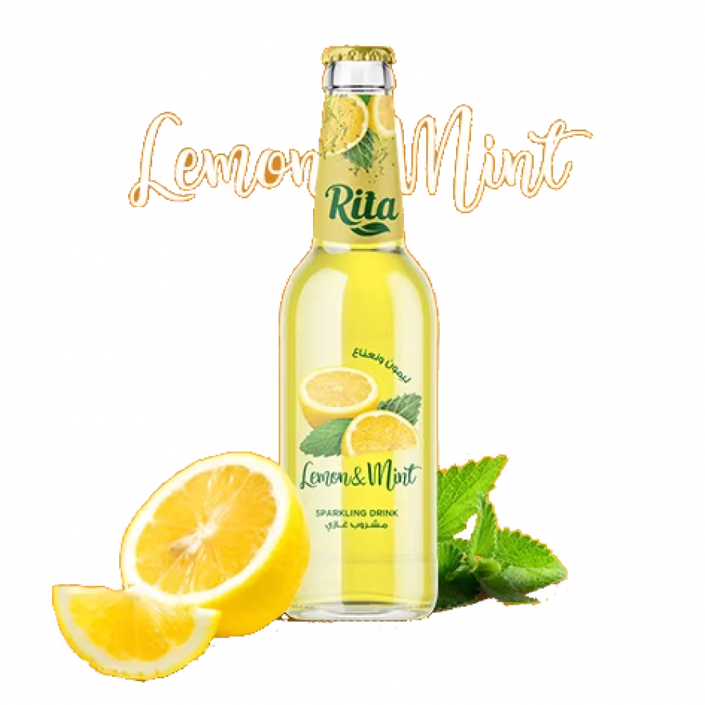 Rita Lemon Mint Juice Bottles (24 × 275ml)